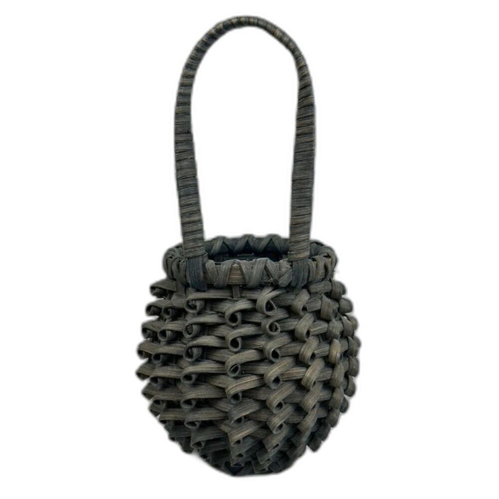 Pinapple Basket With Handle, Green Color see Diagram In Photos